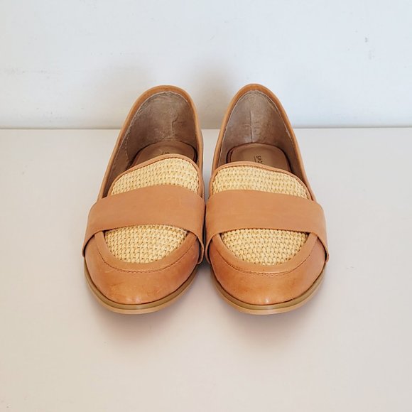 Retro Sportscrat - Vegetable Tanned Leather with Straw Detail Loafer - Size 38 - Picture 2 of 10